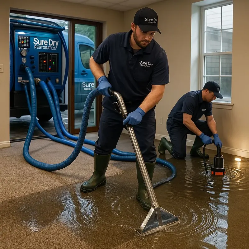 Water Extraction and Removal process in Pewee Valley, KY